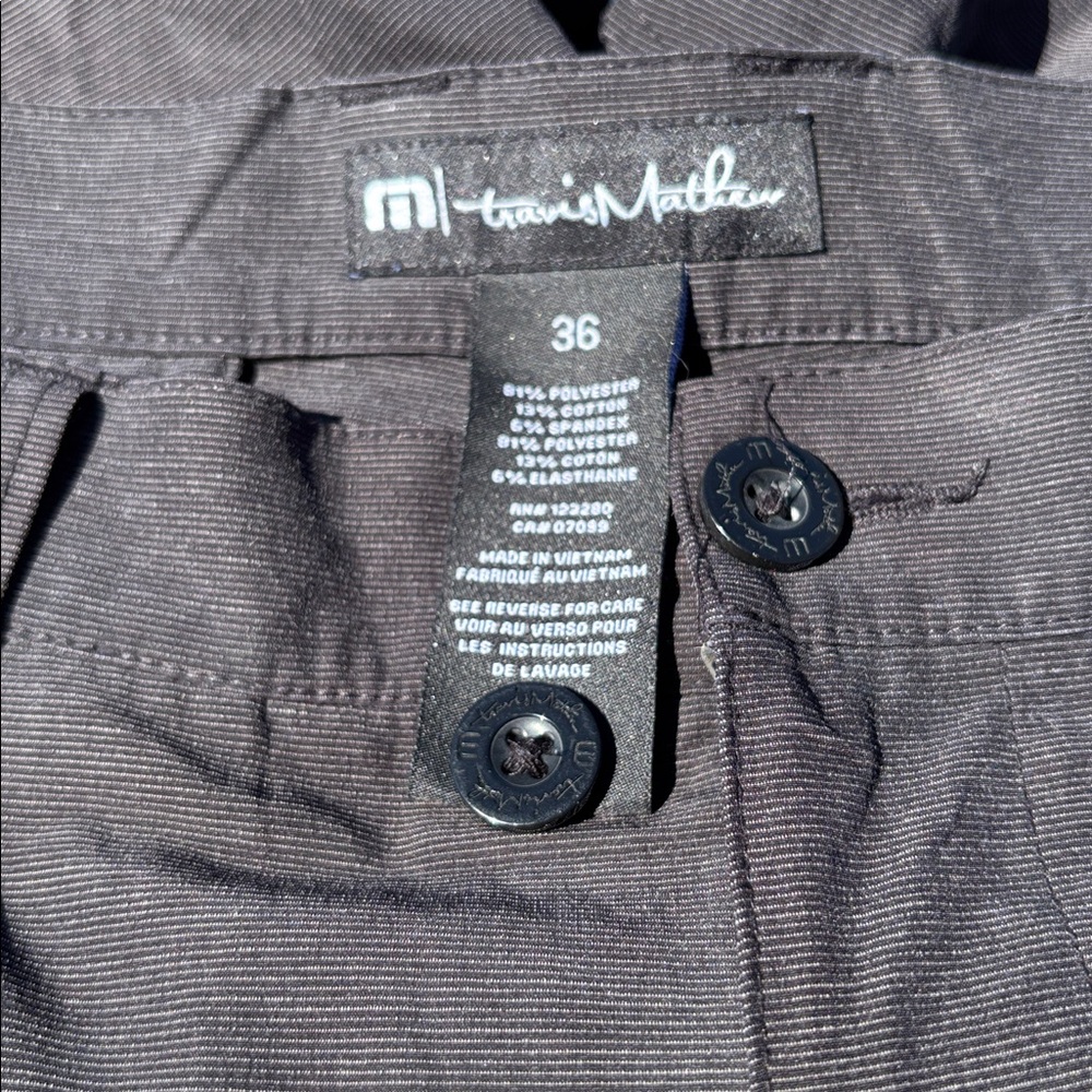 Travis Mathew Charcoal Gray shorts - Picture 3 of 3